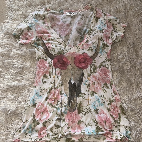 Lot of 4 defined shirts size small Wildfox KAIN LABEL Splendid Chaser LA - Picture 2 of 14